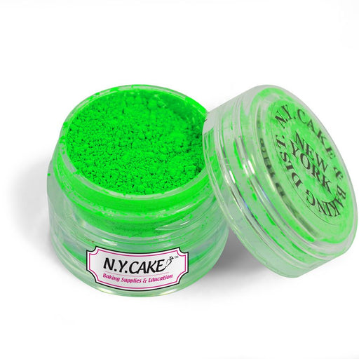 Neon Green petal dust 4 gram cake decorating color