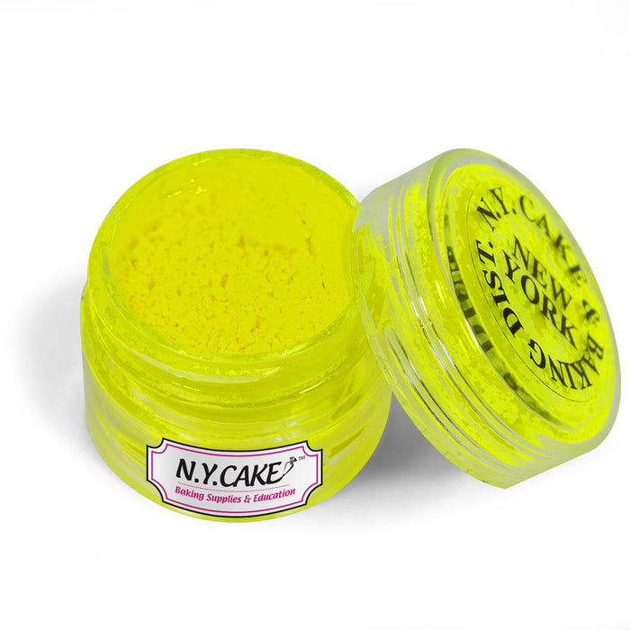 Neon Yellow petal dust 4 gram cake decorating color