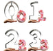 Number Cake Mold Stainless Steel Cake Ring for Birthday Cakes (Single Number)