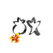 Mini Oncidium Orchid Petal and Leaf Cutter Set of 2 by James Rosselle for gum paste and fondant