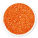 Orange coarse sugar crystals for baking
