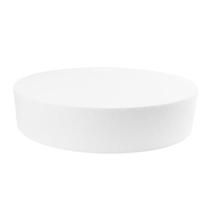 Oval styrofoam cake dummy for wedding cakes, bakery displays, cake decorating practice, fondant work, and professional cake designs.