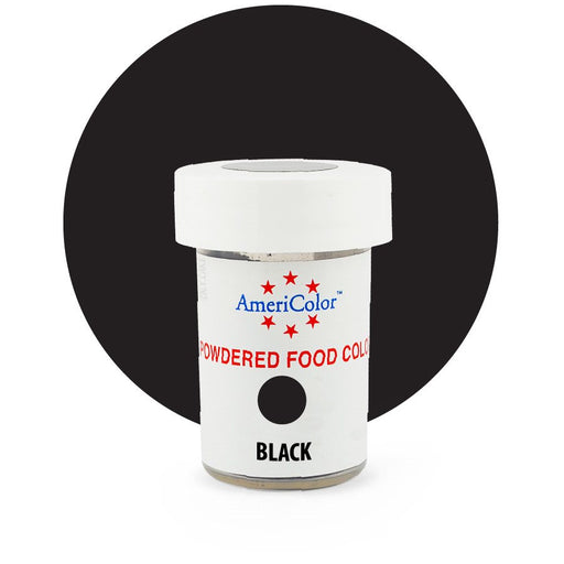 Black Powdered Food Color 3 grams By Americolor - NY Cake | Cake Decorating & Baking Supplies