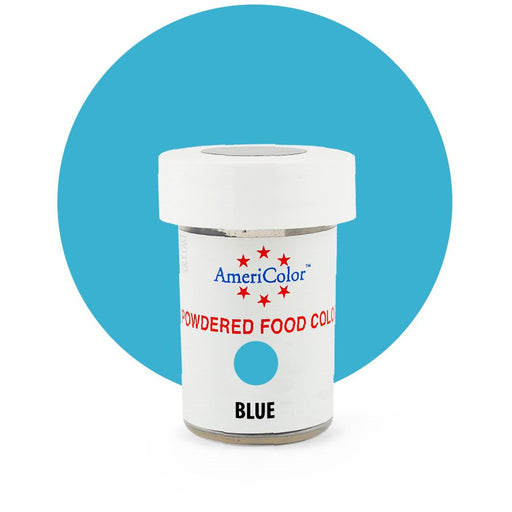 Blue Powdered Food Color 3 grams By Americolor - NY Cake | Cake Decorating & Baking Supplies