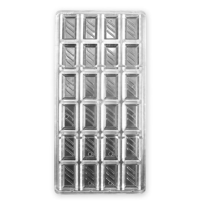 Rectangle Bar Polycarbonate Chocolate Mold - NY Cake | Cake Decorating & Baking Supplies