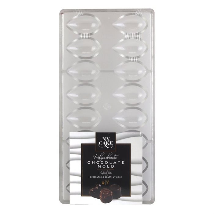 Lotus Petal Polycarbonate Chocolate Mold - NY Cake | Cake Decorating & Baking Supplies