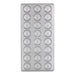 Hemisphere 1" Polycarbonate Chocolate Mold - 24 Cavity - NY Cake | Cake Decorating & Baking Supplies