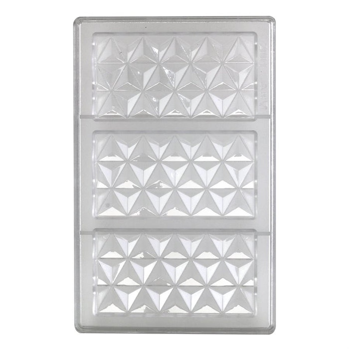 Pyramidal Geometry Polycarbonate Chocolate Mold - NY Cake | Cake Decorating & Baking Supplies