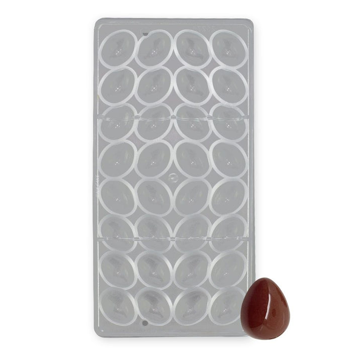 Mini Egg Polycarbonate Chocolate Mold - NY Cake | Cake Decorating & Baking Supplies