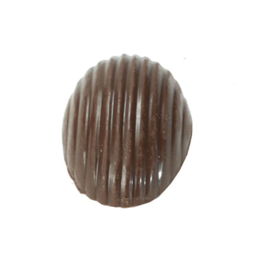 Ridged Almond Polycarbonate Chocolate Mold - NY Cake | Cake Decorating & Baking Supplies