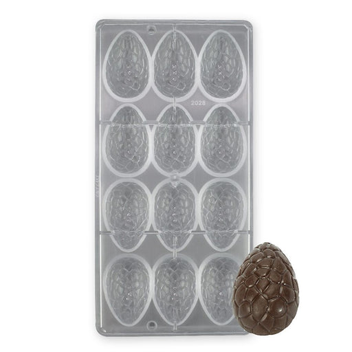 Speckled Egg Polycarbonate Chocolate Mold - NY Cake | Cake Decorating & Baking Supplies