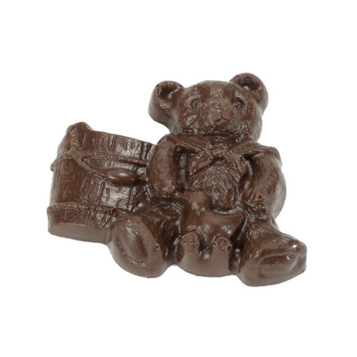 Bear with Barrel Polycarbonate Chocolate Mold - NY Cake | Cake Decorating & Baking Supplies