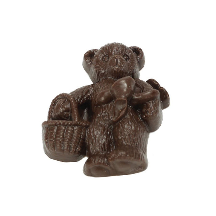 Bear With Basket Polycarbonate Chocolate Mold - NY Cake | Cake Decorating & Baking Supplies