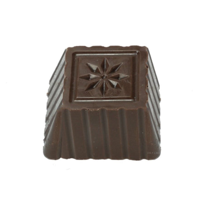 Square with Daisy Polycarbonate Chocolate Mold - NY Cake | Cake Decorating & Baking Supplies