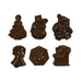 Christmas Assortment 1 Polycarbonate Chocolate Mold - NY Cake | Cake Decorating & Baking Supplies