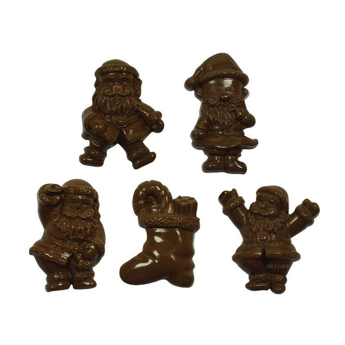 Jolly Santa Polycarbonate Chocolate Mold - NY Cake | Cake Decorating & Baking Supplies