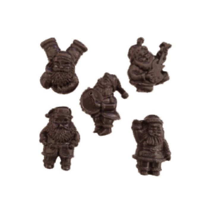 Musical Santa Polycarbonate Chocolate Mold - NY Cake | Cake Decorating & Baking Supplies