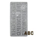 Alphabet Polycarbonate Chocolate Mold - NY Cake | Cake Decorating & Baking Supplies