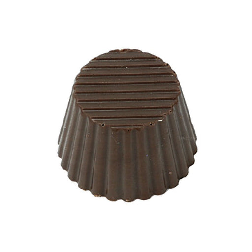 Small Fluted Round Polycarbonate Chocolate Mold - NY Cake | Cake Decorating & Baking Supplies