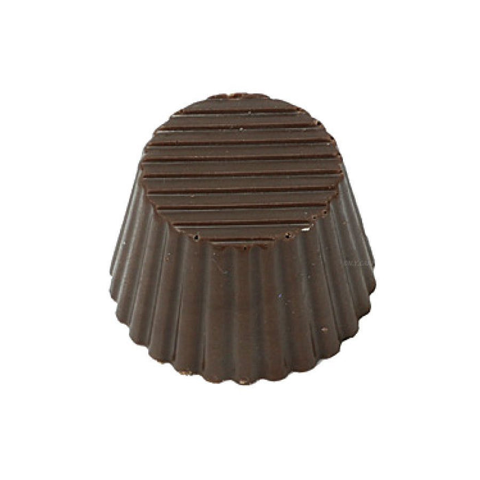 Small Fluted Round Polycarbonate Chocolate Mold - NY Cake | Cake Decorating & Baking Supplies