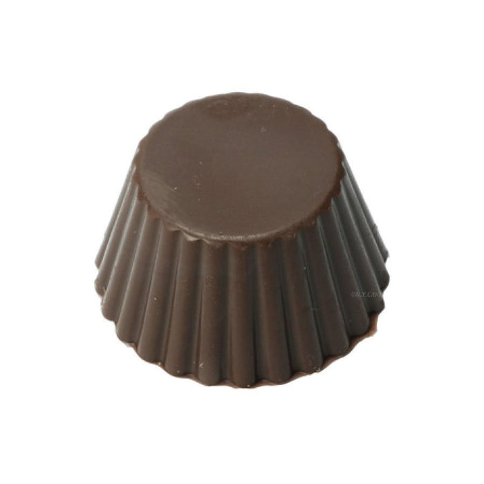 Medium Fluted Round Polycarbonate Chocolate Mold - NY Cake | Cake Decorating & Baking Supplies