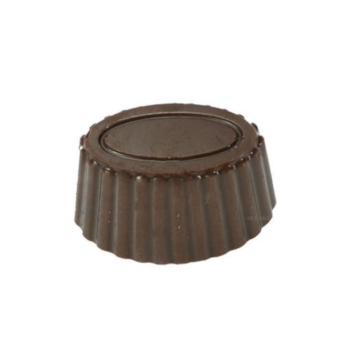 Fluted Oval Polycarbonate Chocolate Mold - NY Cake | Cake Decorating & Baking Supplies