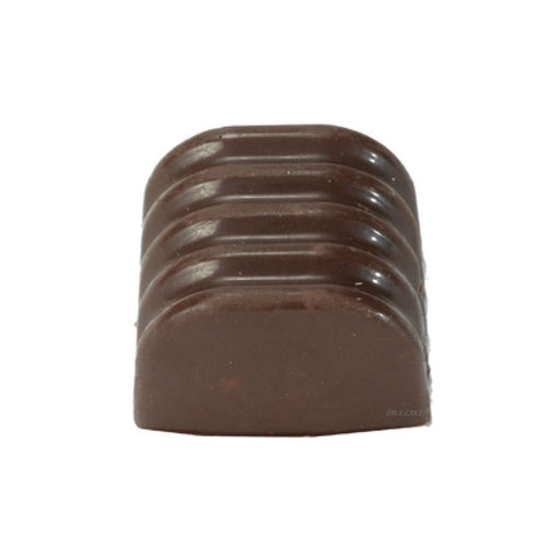 Grooved Square Polycarbonate Chocolate Mold - NY Cake | Cake Decorating & Baking Supplies