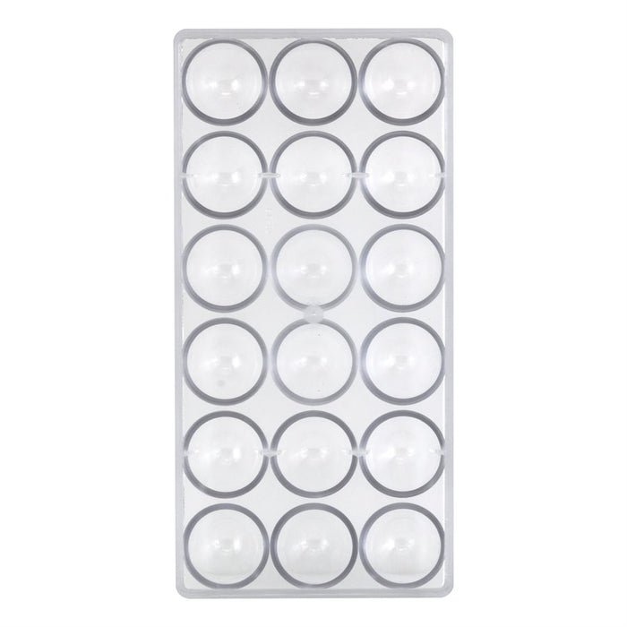 Bon Bon 1 3/8" Polycarbonate Chocolate Mold - NY Cake | Cake Decorating & Baking Supplies