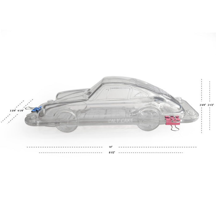 3D Race Car Polycarbonate Chocolate Mold - NY Cake | Cake Decorating & Baking Supplies