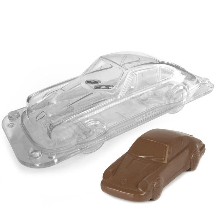 3D Race Car Polycarbonate Chocolate Mold - NY Cake | Cake Decorating & Baking Supplies