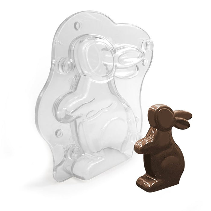 3D Rabbit Polycarbonate Chocolate Mold - NY Cake | Cake Decorating & Baking Supplies