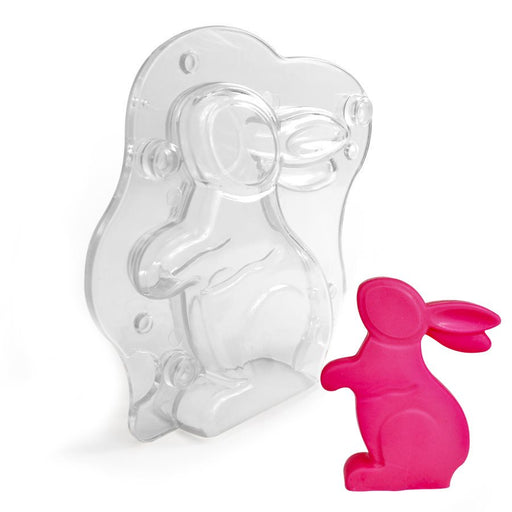 3D Rabbit Polycarbonate Chocolate Mold - NY Cake | Cake Decorating & Baking Supplies