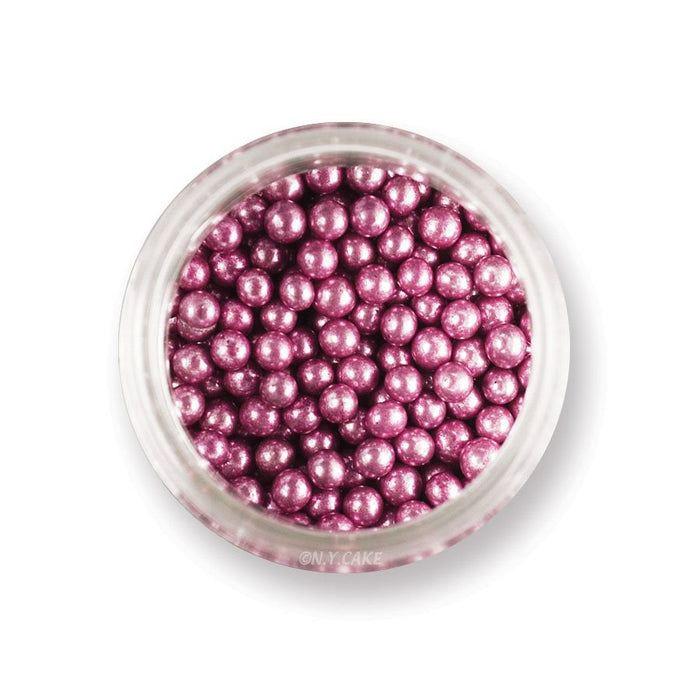 Pink Dragees 4mm Size - NY Cake | Cake Decorating & Baking Supplies