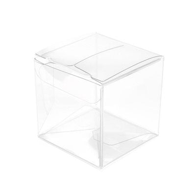 Crystal Clear Pop & Lock Cupcake Box 2" x 2" x 2" - NY Cake | Cake Decorating & Baking Supplies