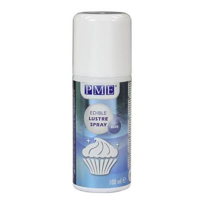 PME blue edible lustre spray food color 100 ml for cakes and fondant
