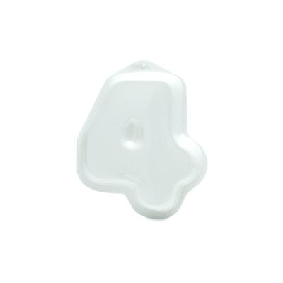 Number 4 Plastic Cake Pan 7 X 8 Inch - NY Cake | Cake Decorating & Baking Supplies