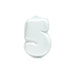 Number 5 Plastic Cake Pan 6 X 8 Inch - NY Cake | Cake Decorating & Baking Supplies