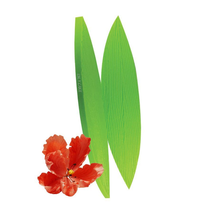 Parrot Tulip Leaf Veiner set of 2 by James Rosselle for gum paste and fondant sugar flower decorating