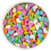 Pastel heart shape sprinkles for cakes cupcakes and cookies