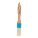 1 inch natural bristle pastry brush with wooden handle for butter, egg wash, glaze, oil, and pastry baking