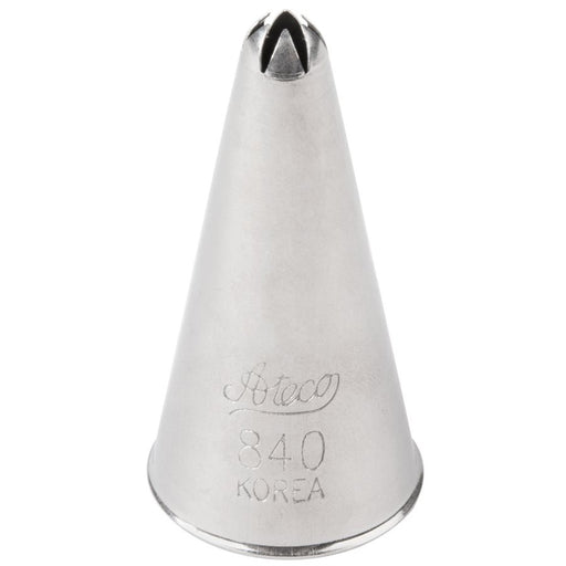 Ateco 840 closed star stainless steel piping tip for cake decorating