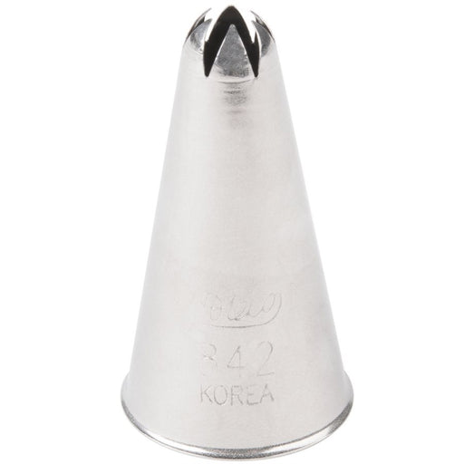 Ateco 842 closed star stainless steel piping tip for cake decorating