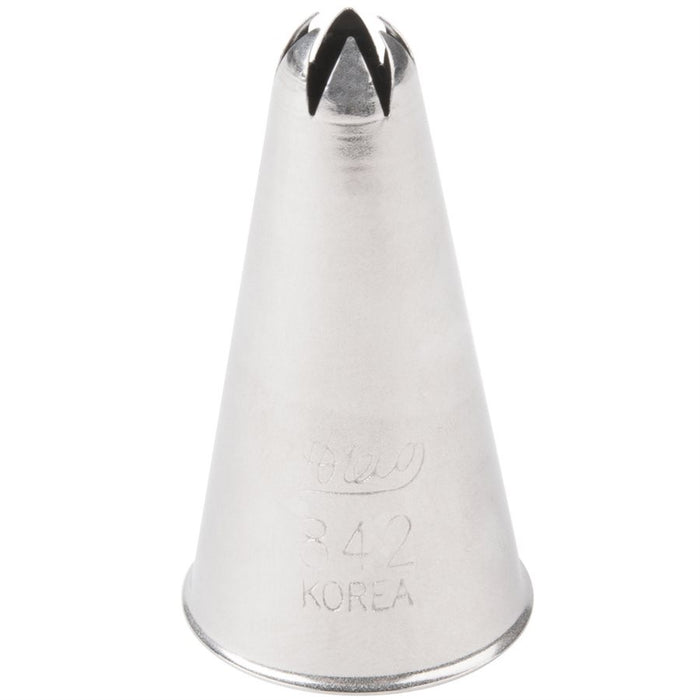 Ateco 842 closed star stainless steel piping tip for cake decorating