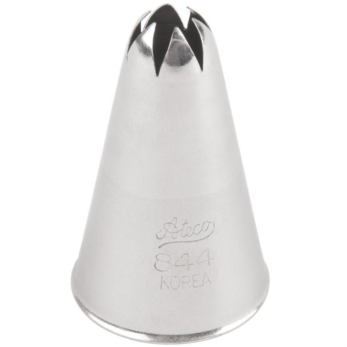 Ateco 844 closed star stainless steel piping tip for cake decorating