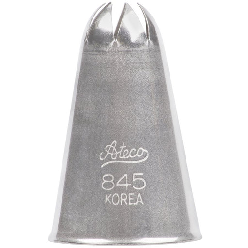Ateco 845 closed star stainless steel piping tip for cake decorating
