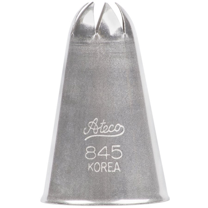 Ateco 845 closed star stainless steel piping tip for cake decorating