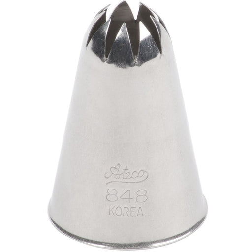 Ateco 848 closed star stainless steel piping tip for cake decorating