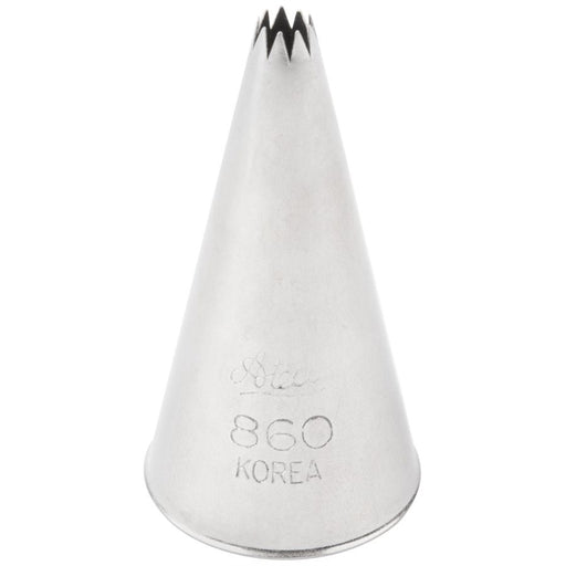 Ateco #860 French Star stainless steel piping tip for cake decorating