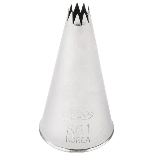 Ateco #861 French Star stainless steel piping tip for cake decorating