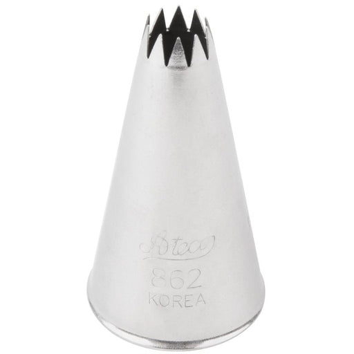 Ateco #862 French Star stainless steel piping tip for cake decorating